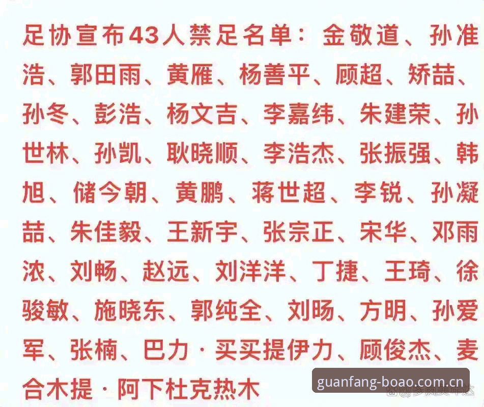 博澳体育官方网站入口 足协第三批禁足名单怎么查?博澳体育官方网站入口新手查询完整指南