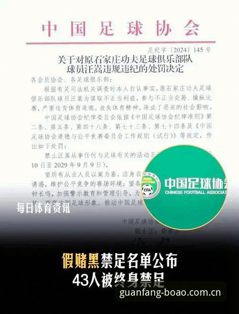 博澳体育平台解读中国足协第三批禁足名单完整指南